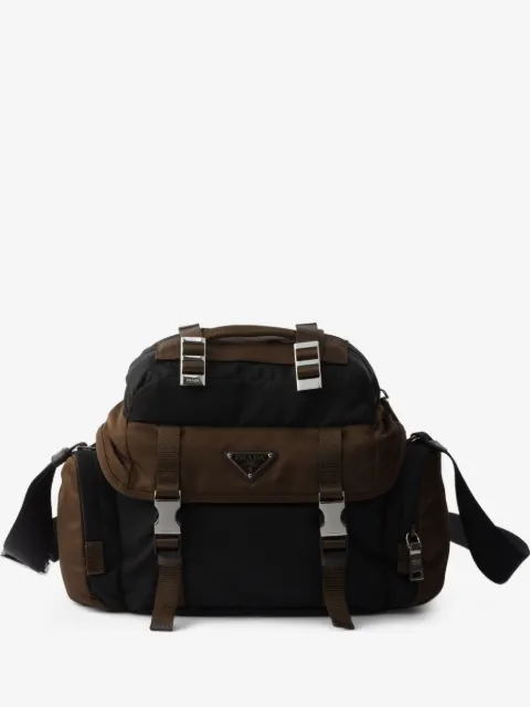Prada padded buckled shoulder bag