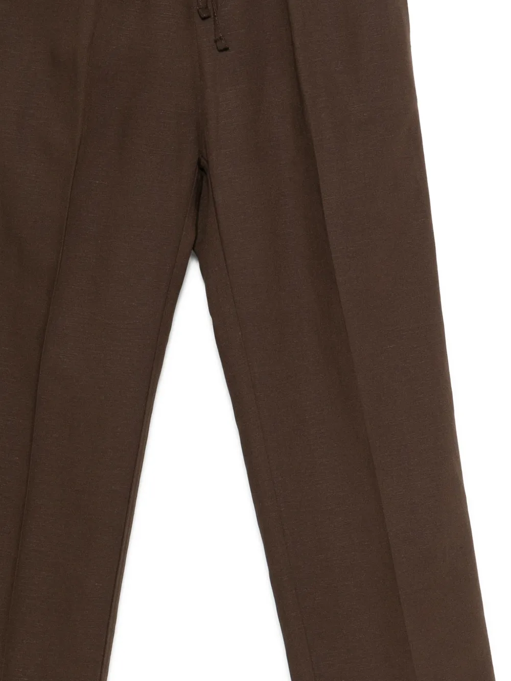  Paolo Pecora Kids Drawstring Trousers - Brown 