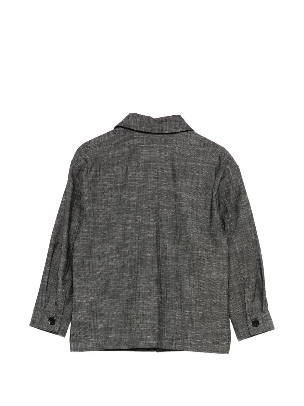 Paolo Pecora Kids Katoenen shirt Zwart