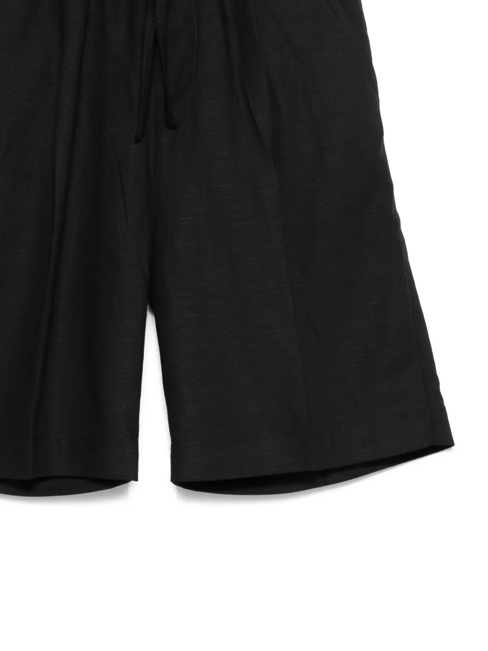  Paolo Pecora Kids Drawstring Shorts - Black 