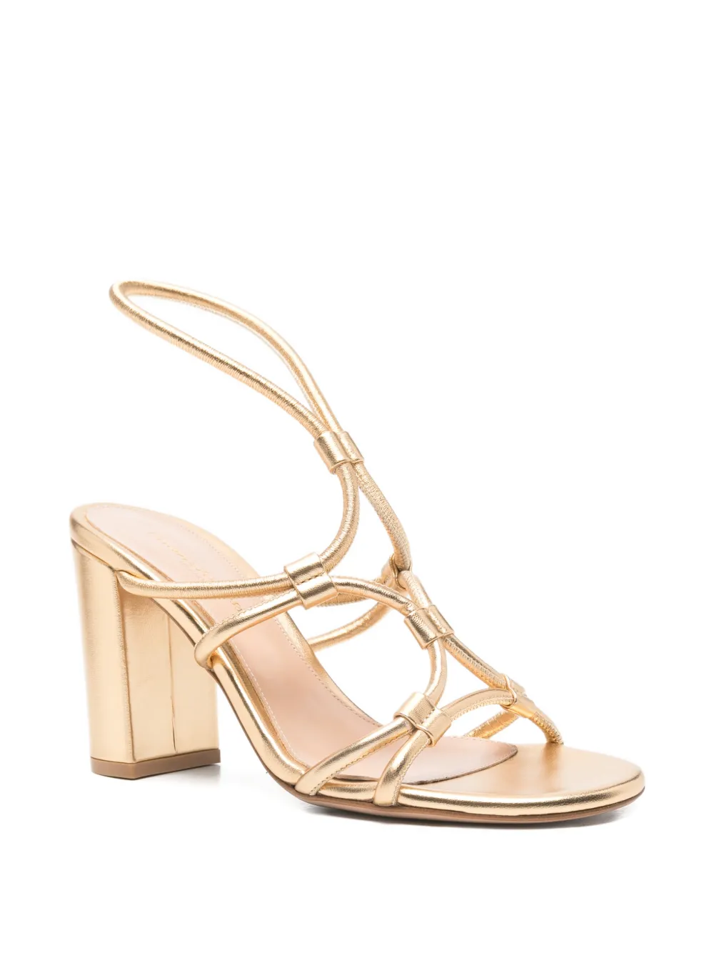 Gianvito Rossi Sandalen met open neus Goud
