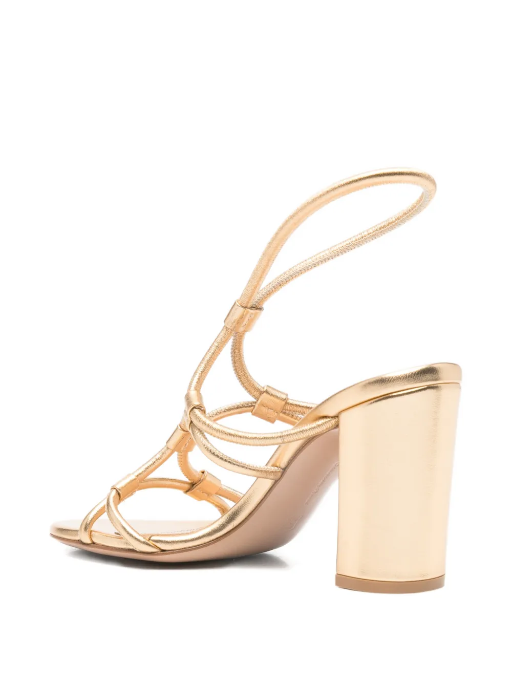 Gianvito Rossi Sandalen met open neus Goud