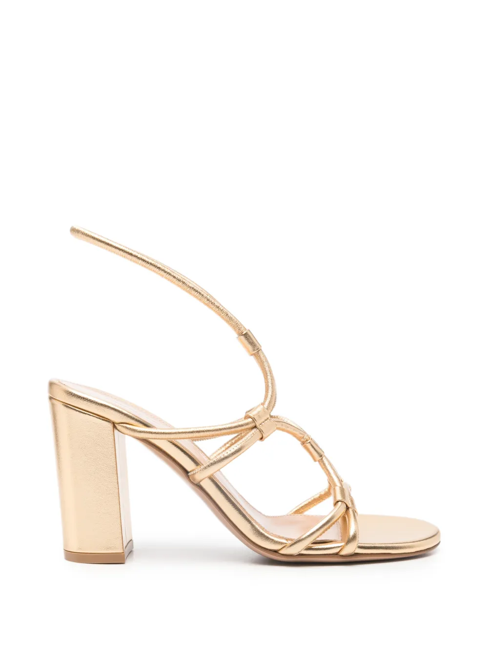 Gianvito Rossi Sandalen met open neus Goud