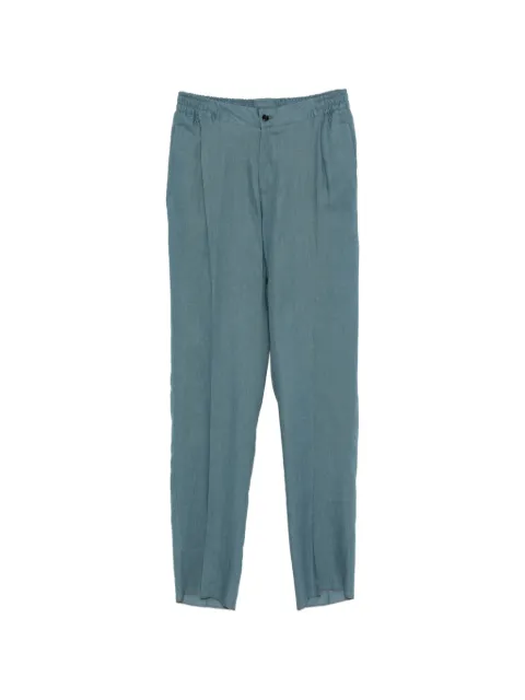 Kiton elasticated-waistband trousers