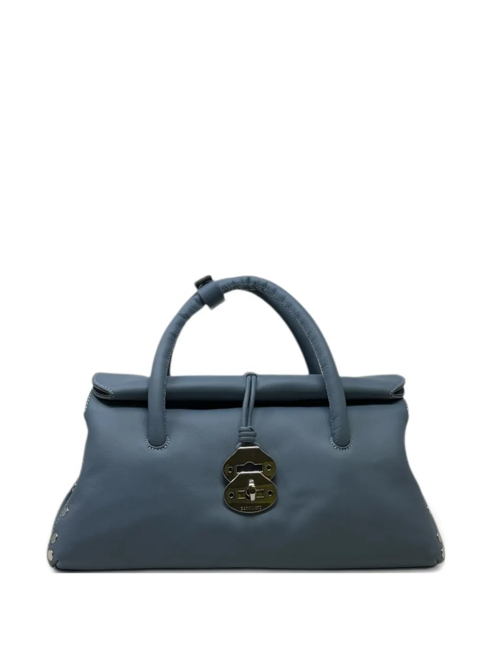 Zanellato Borsa tote Dotta® piccola con borchie - Blu