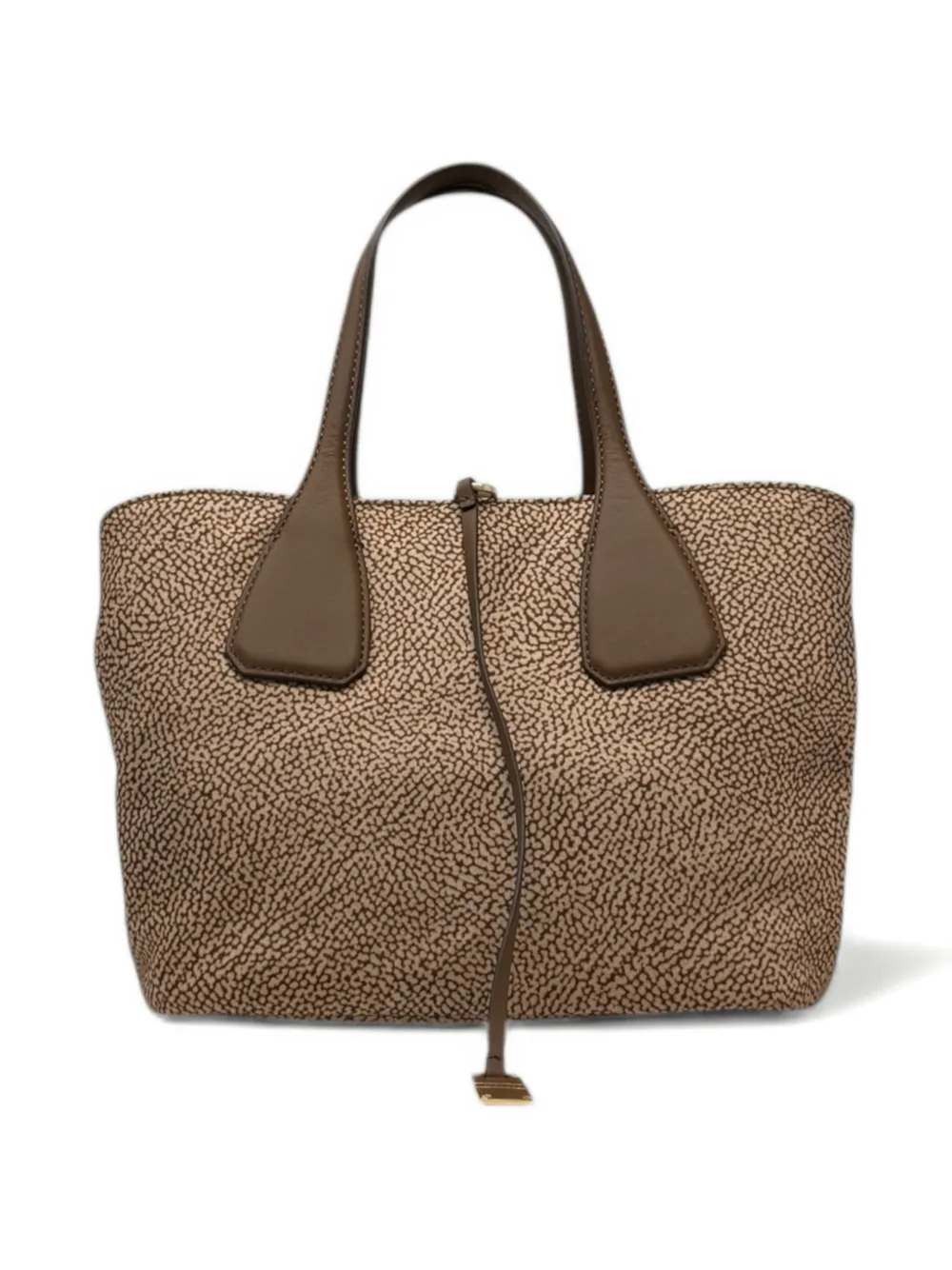 Borbonese printed shoulder bag - Bruin