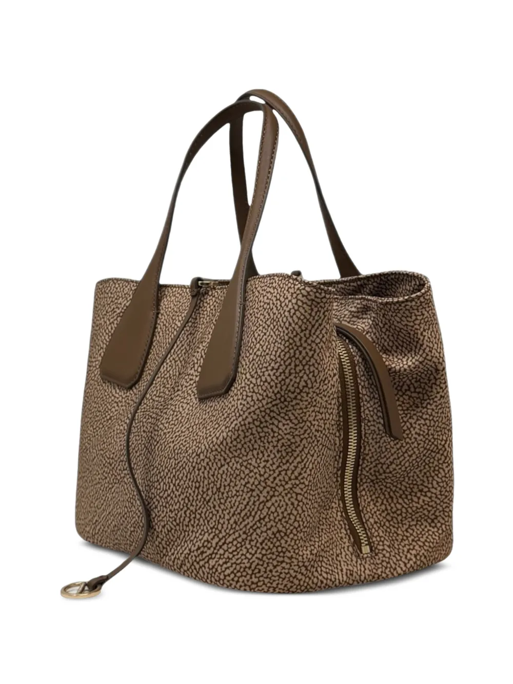  Borbonese Printed Shoulder Bag - Brown 