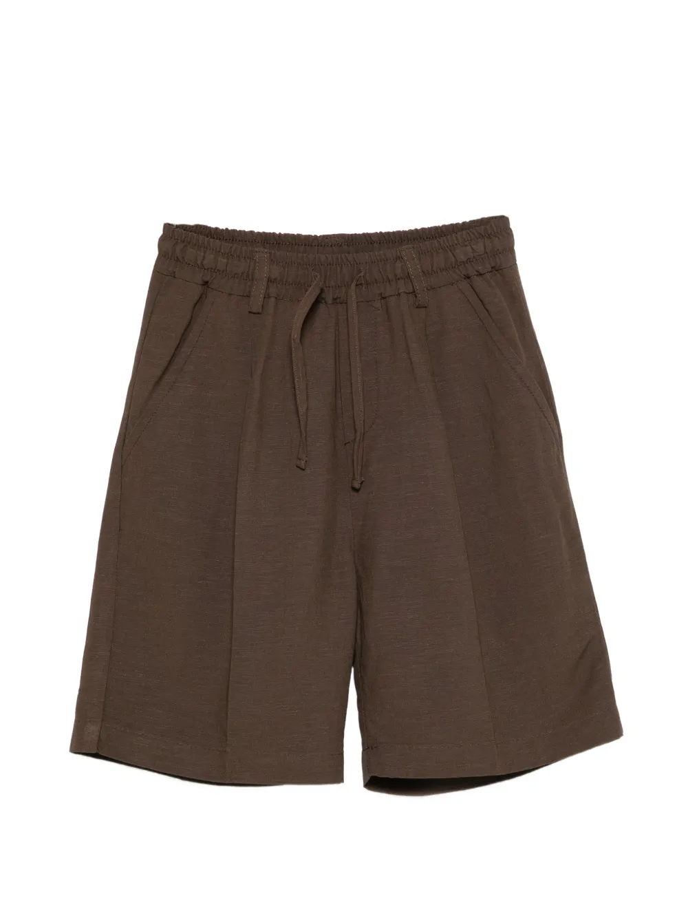 Paolo Pecora Kids Shorts con coulisse - Marrone