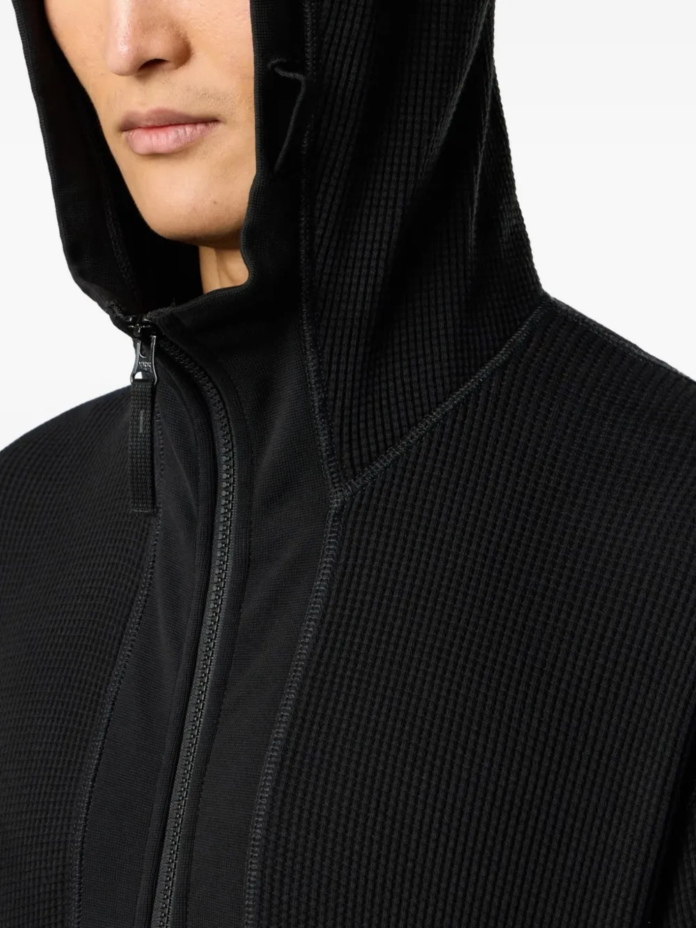 STONE  ジップアップパーカー Stone Island ジップアップ パーカー | ブラック | FARFETCH JP
