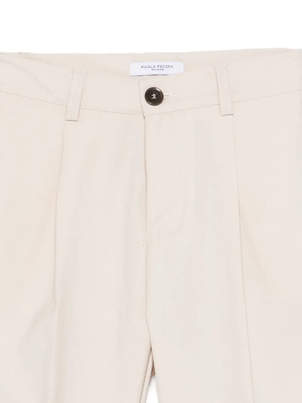  Paolo Pecora Kids Buttoned Double-breasted Suit - Neutrals 