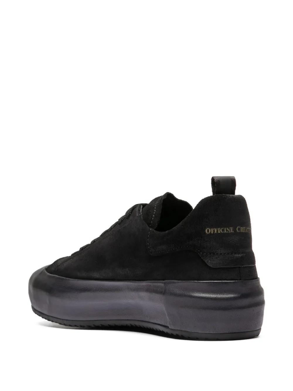 Officine Creative suede sneakers Zwart