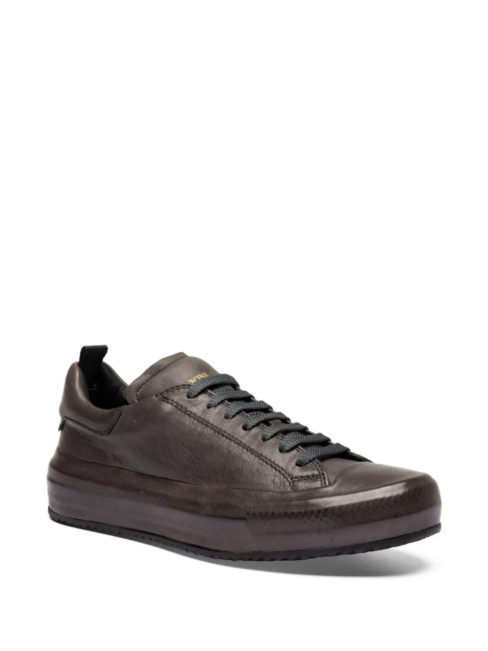 Officine Creative Mes 104 leather sneakers Bruin