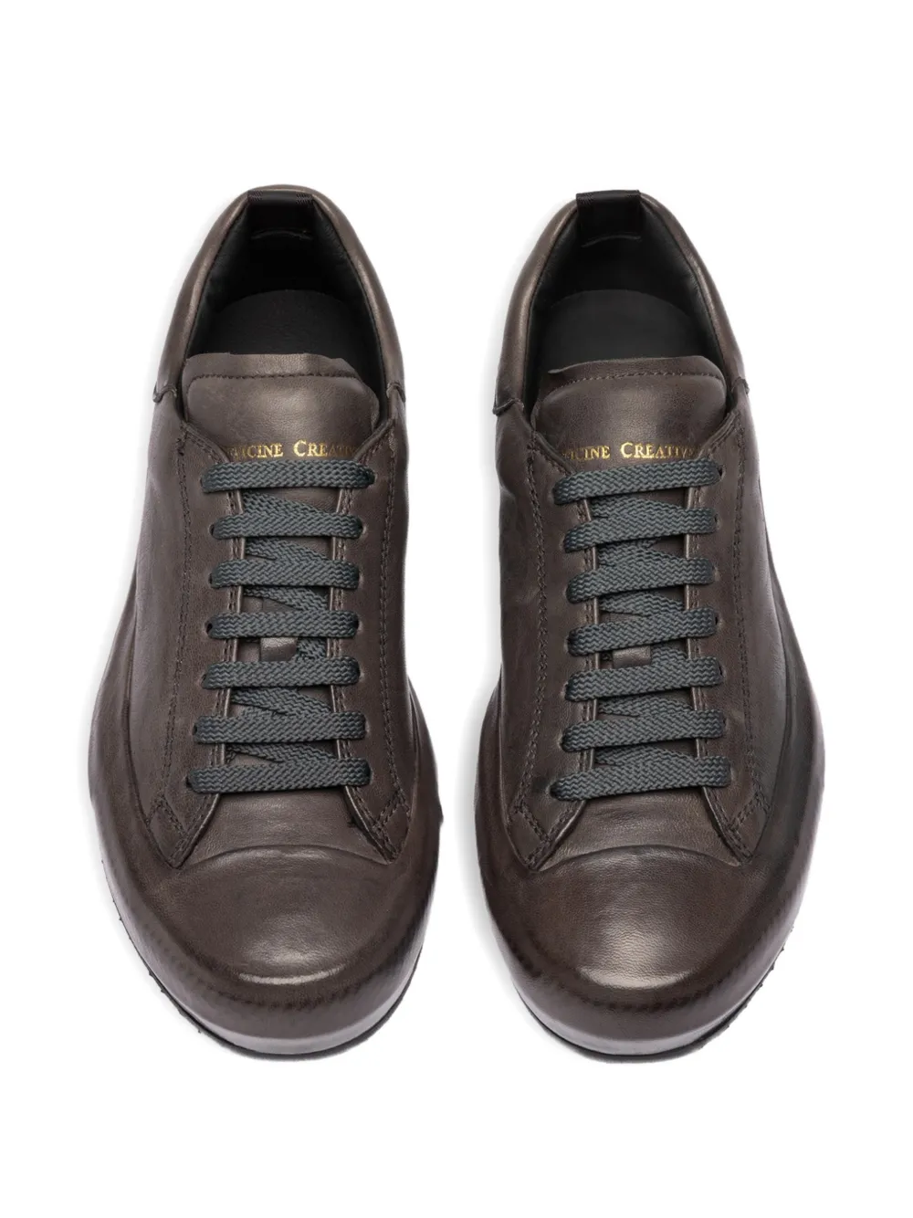 Officine Creative Mes 104 leather sneakers Bruin