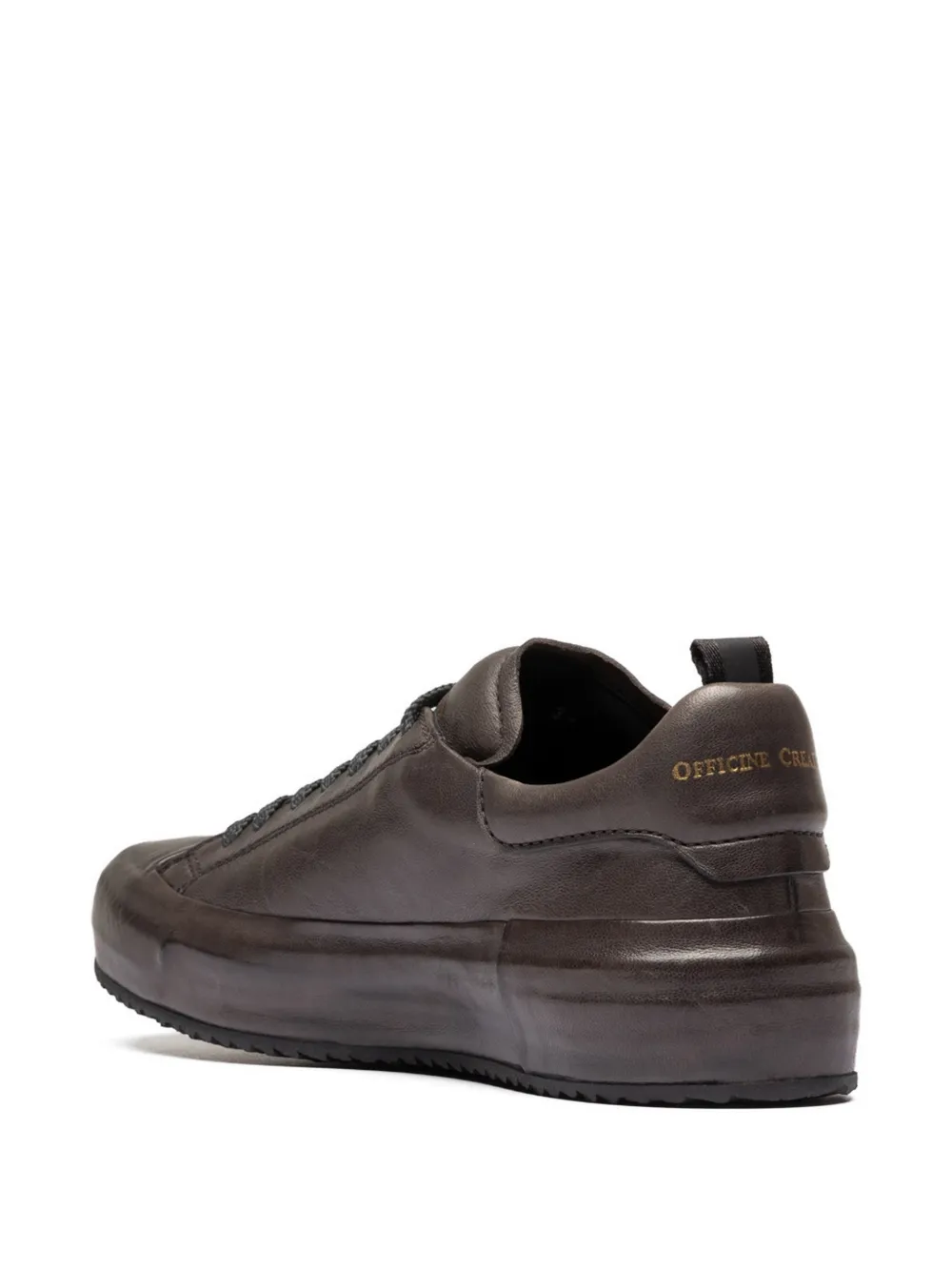 Officine Creative Mes 104 leather sneakers Bruin