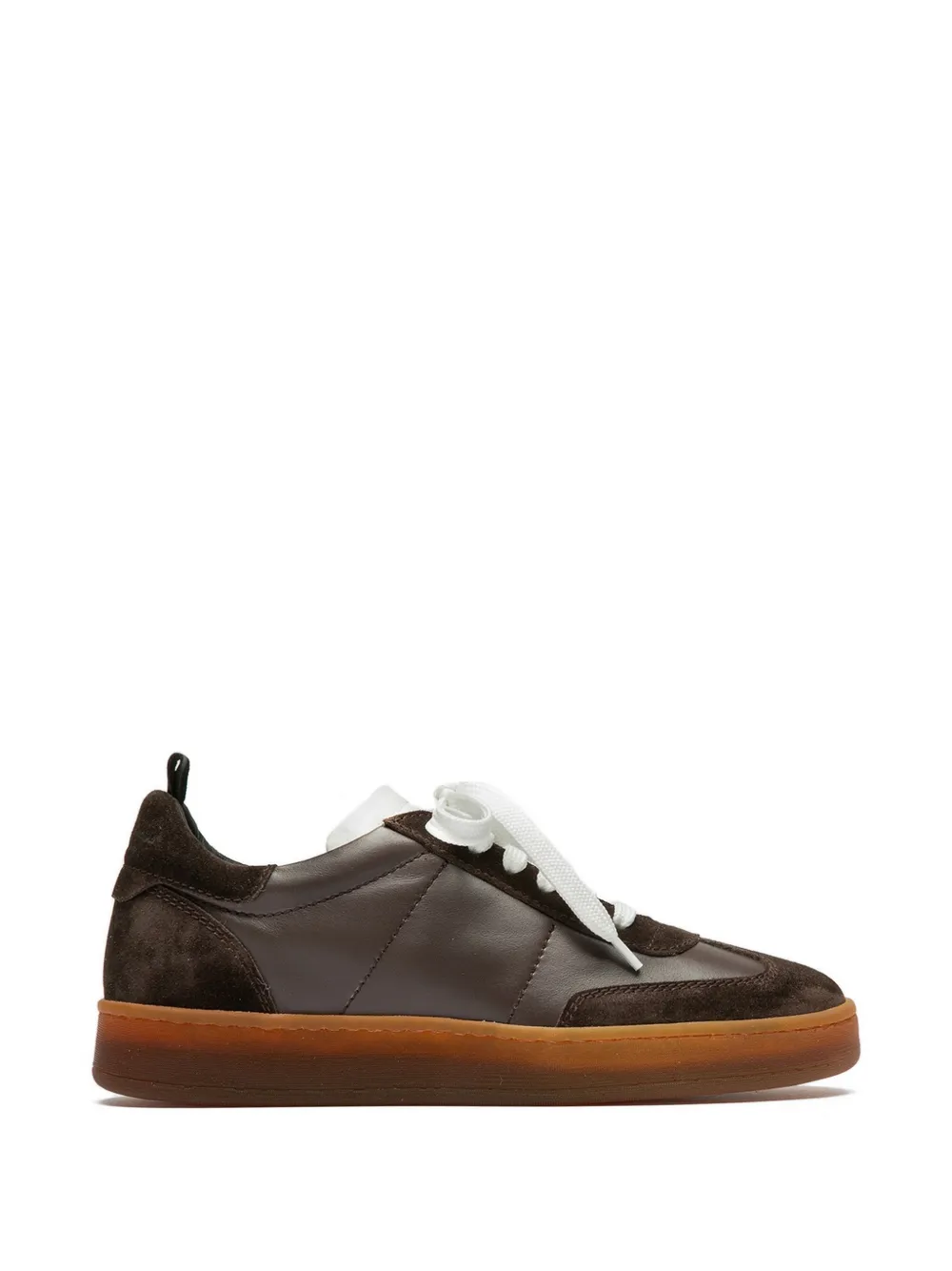 Officine Creative Rekomnined leather sneakers Bruin