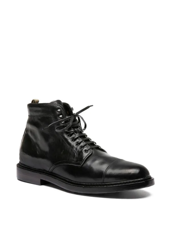 Officine Creative レースアップ ブーツ | ブラック | FARFETCH JP