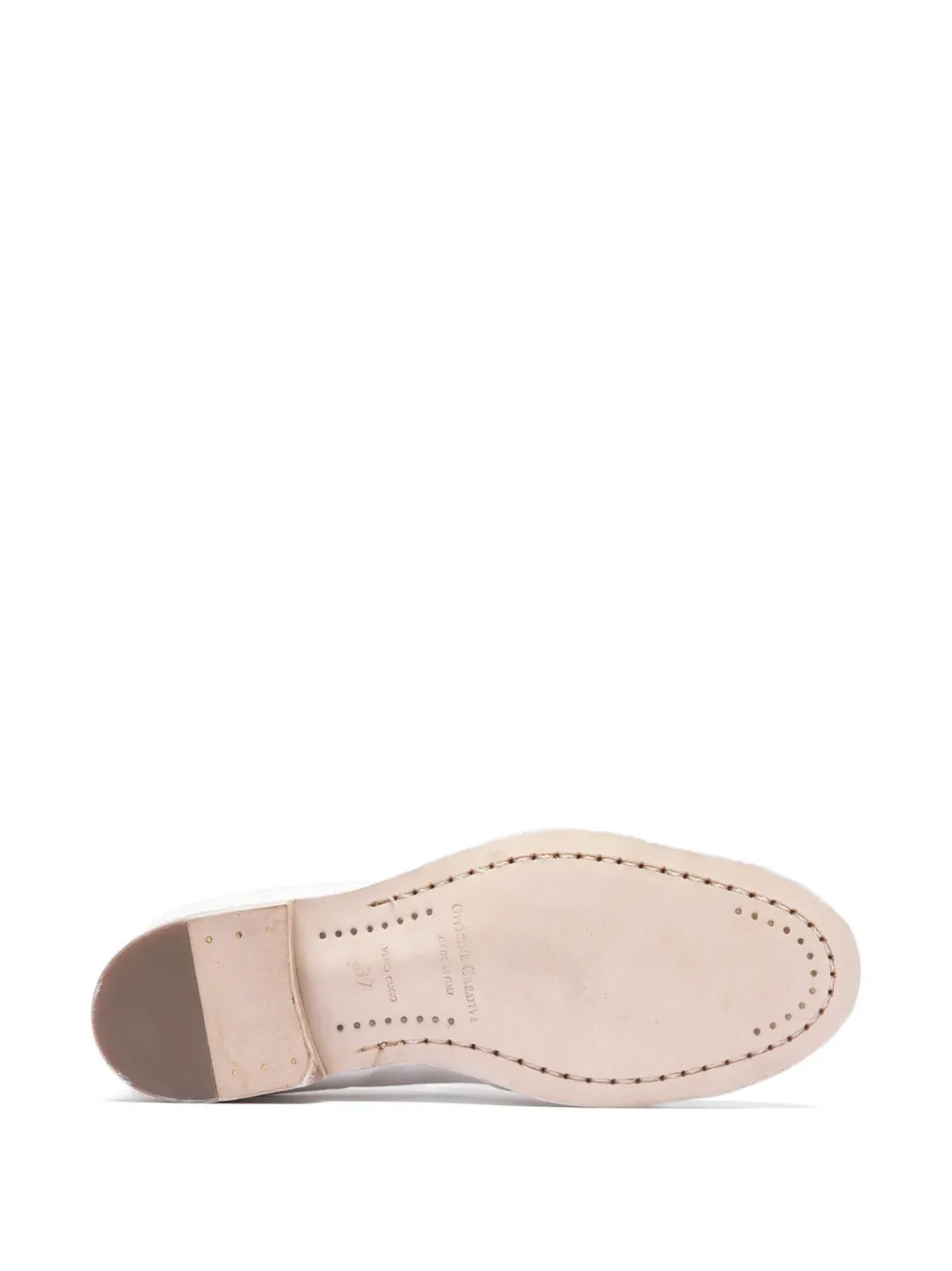 Officine Creative Solitude leren loafers Wit