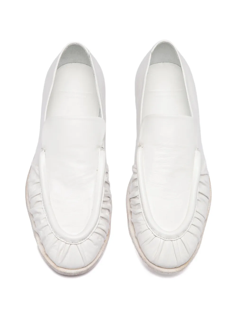 Officine Creative Solitude leren loafers Wit