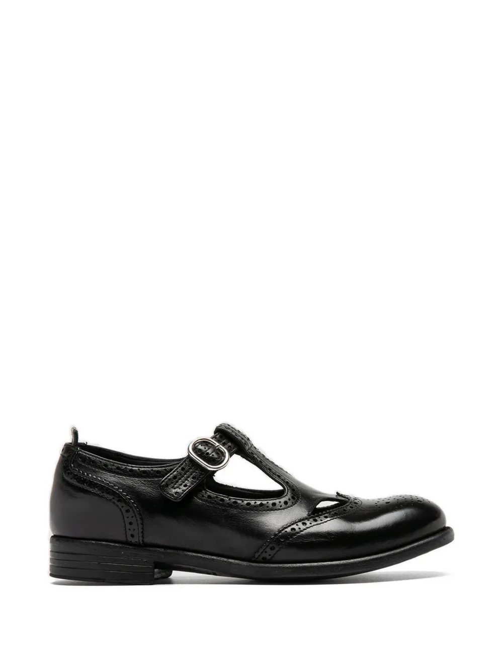 Officine Creative Calixte perforated leather loafers - Nero
