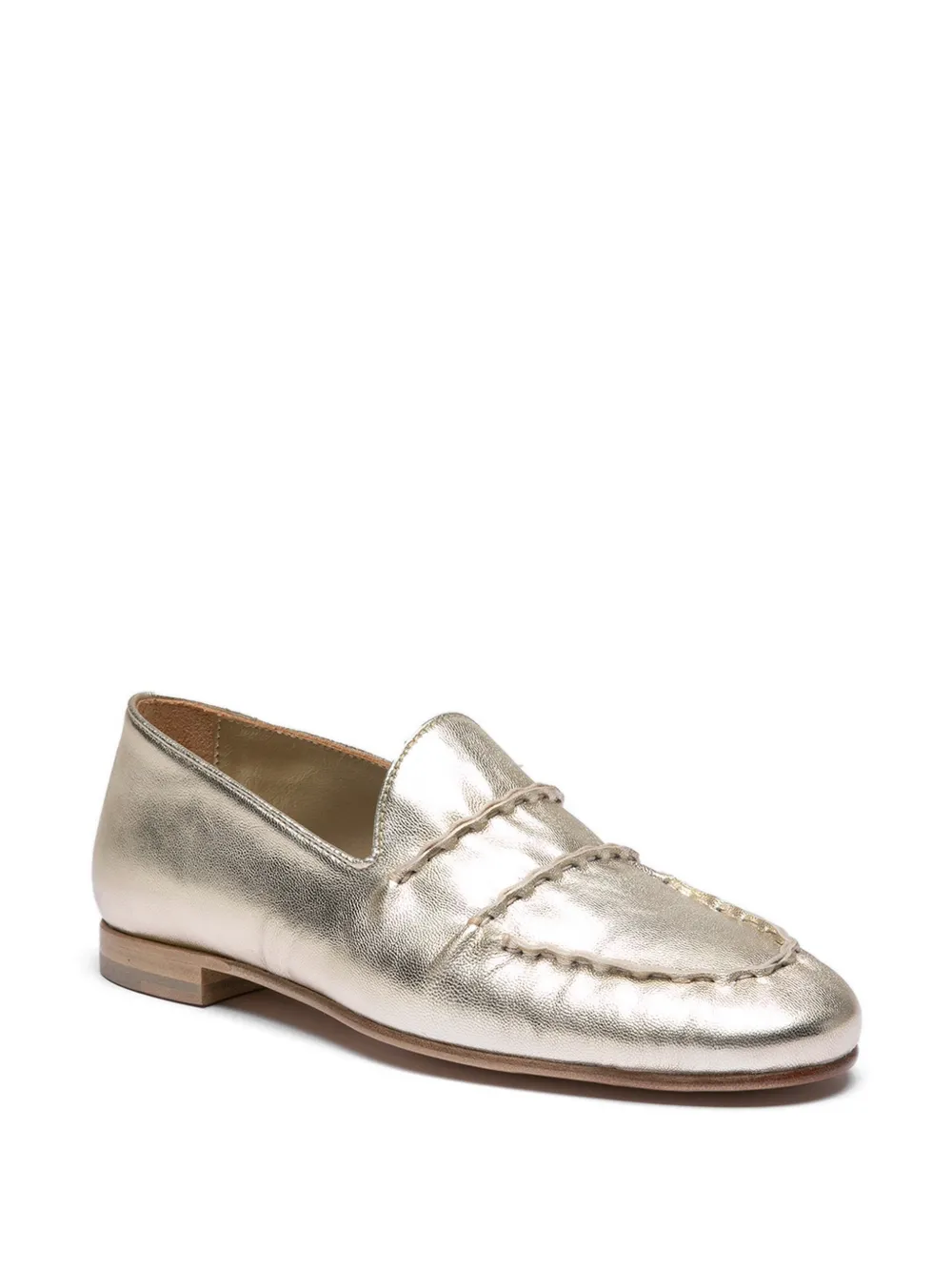 Officine Creative Oliver loafers met ronde neus Goud