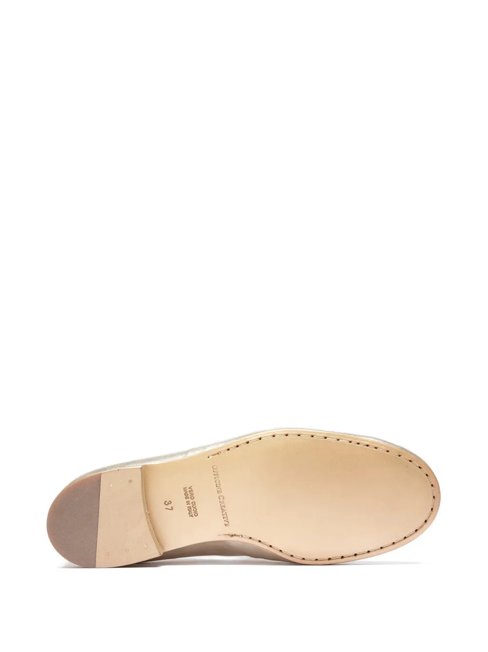 Officine Creative Oliver loafers met ronde neus Goud