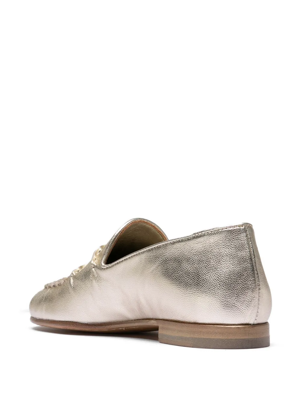 Officine Creative Oliver loafers met ronde neus Goud
