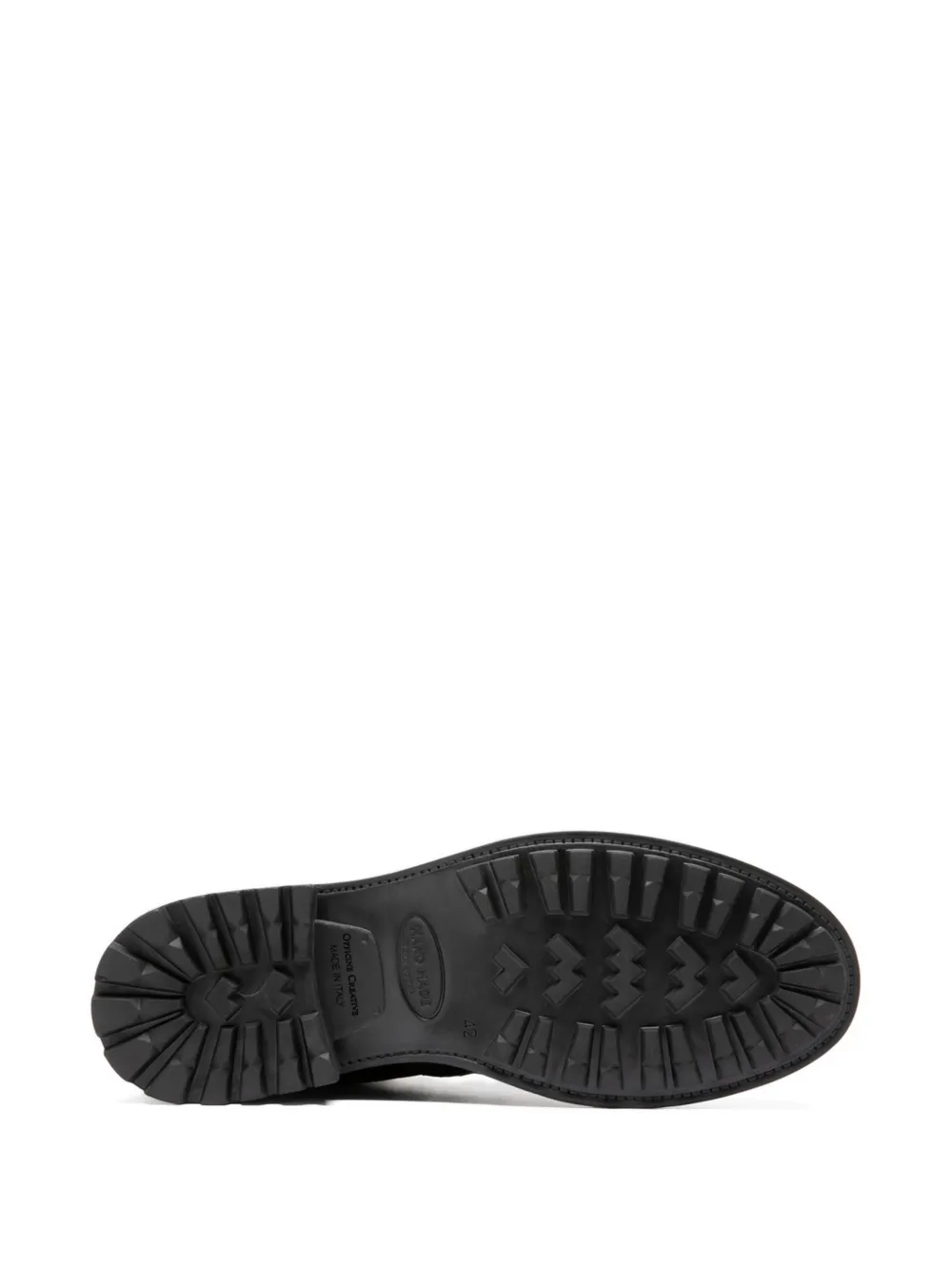 Officine Creative Leren laarzen met veters Zwart