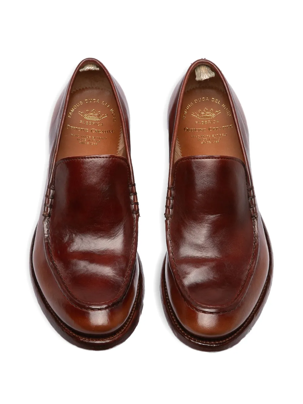 Officine Creative leather loafers Bruin