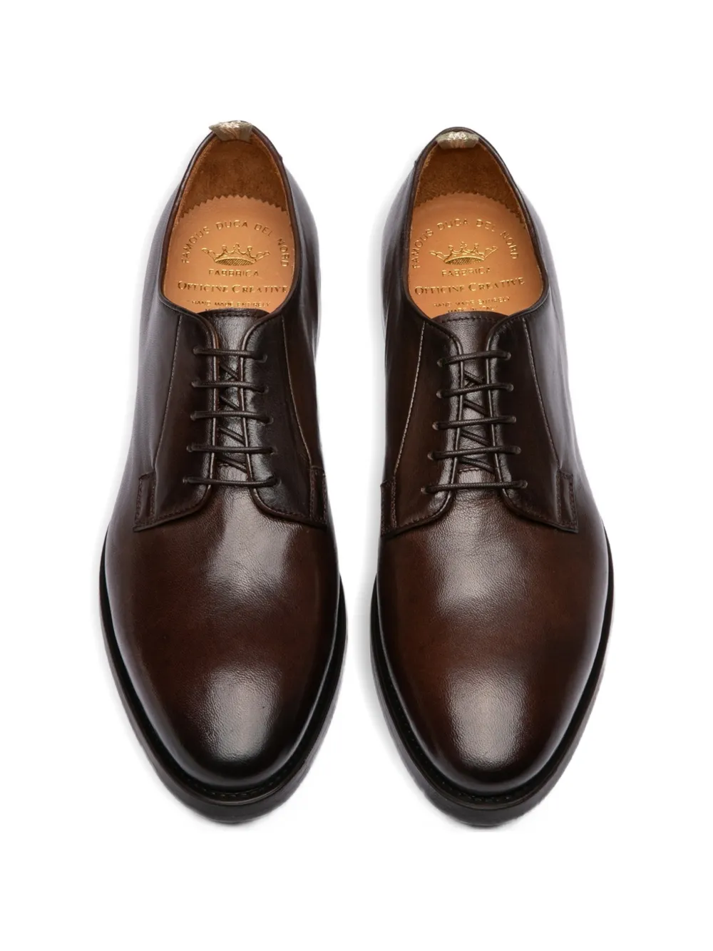 Officine Creative Leren derby schoenen Bruin