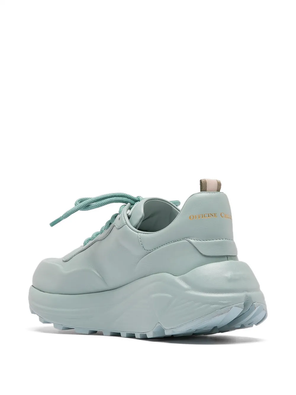 Officine Creative Sphyke lace-up leather sneakers Blauw