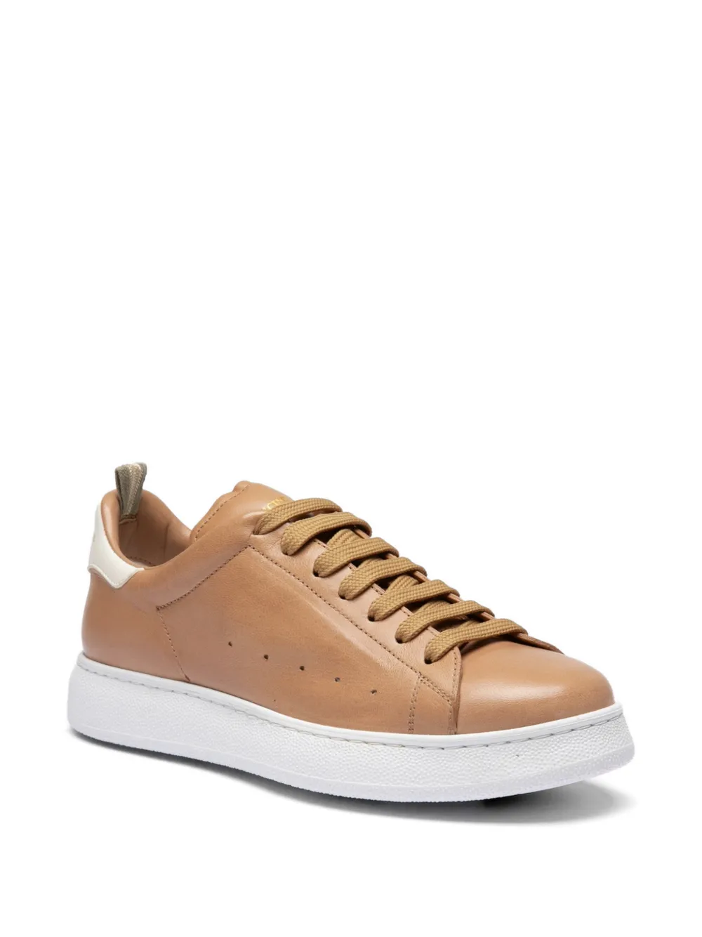 Officine Creative Mower 100 leather sneakers Bruin