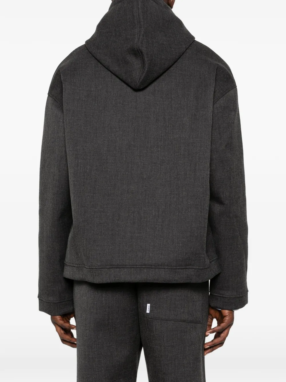 Bonsai Hoodie met rits Grijs