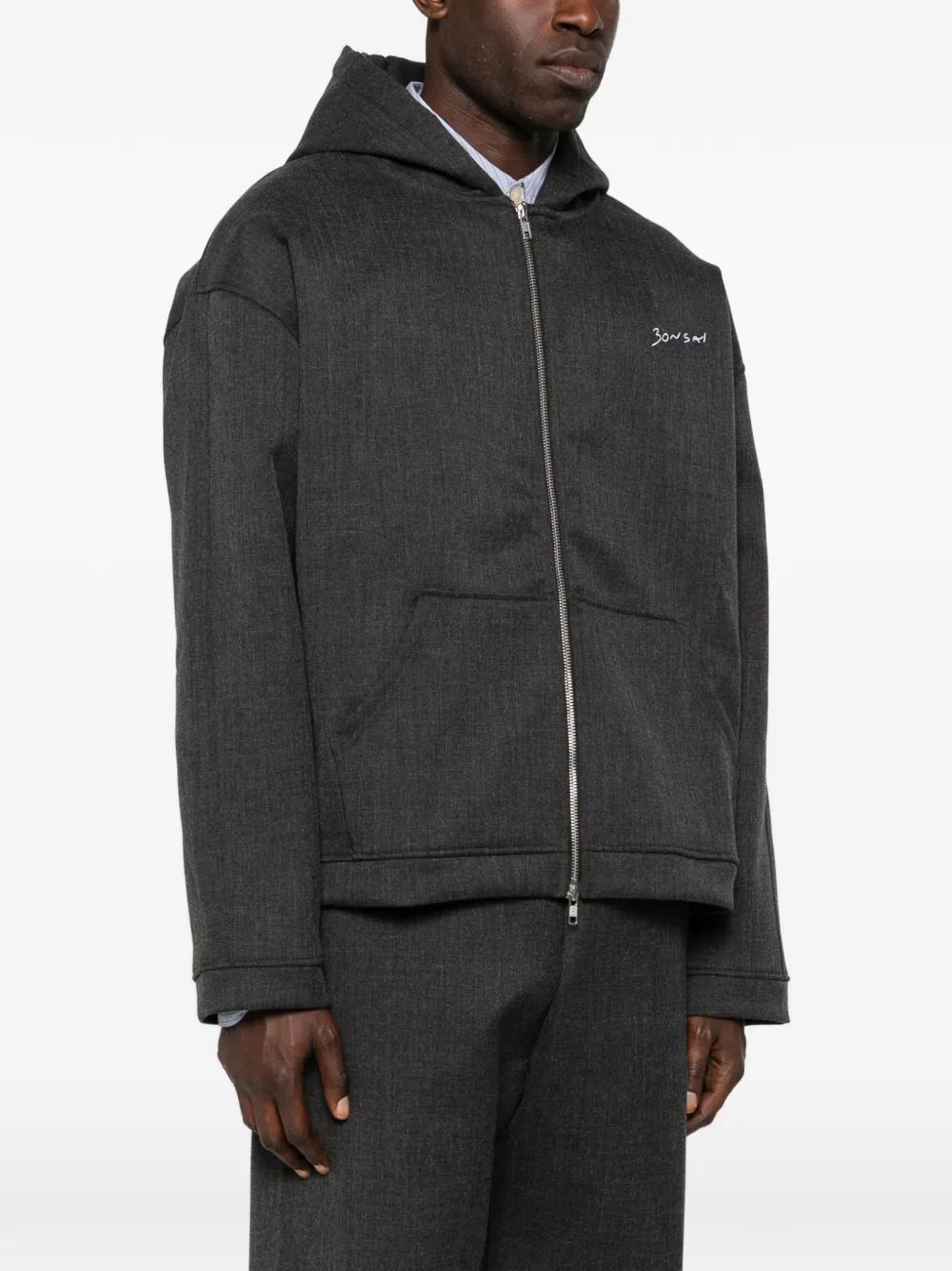  Bonsai Full-zip Hoodie - Grey 