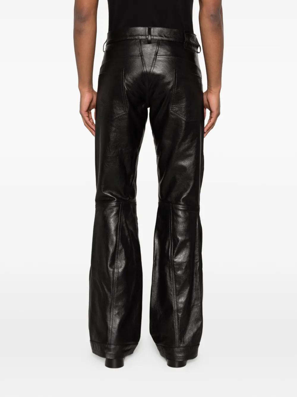 Martine Rose Bootcut cargo broek Zwart