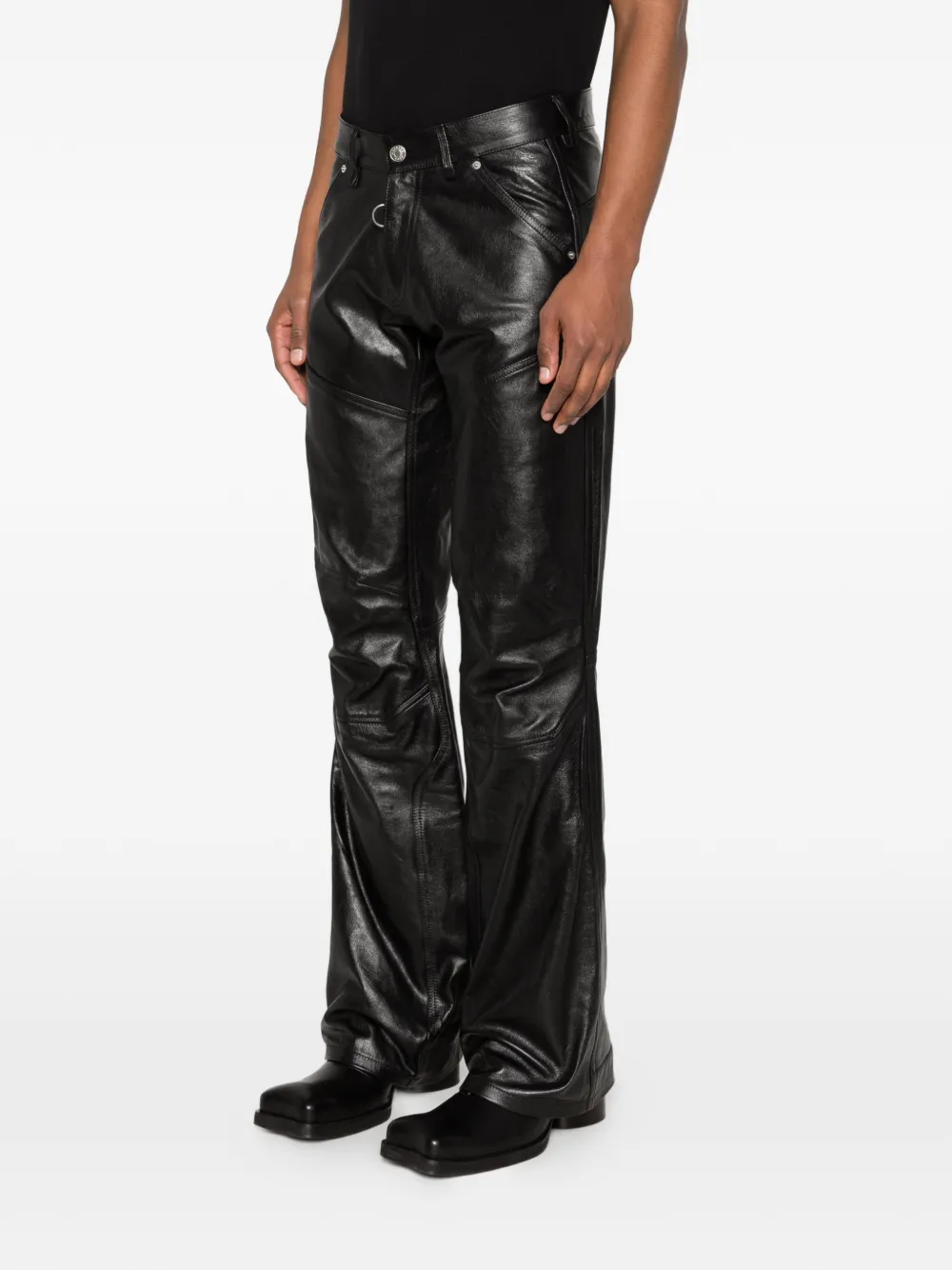 Martine Rose Bootcut cargo broek Zwart