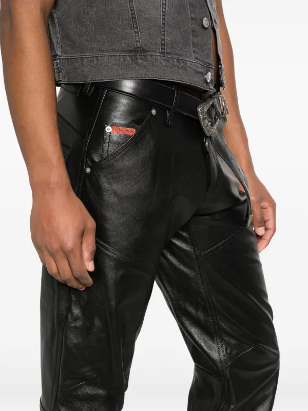 Martine Rose Boot Cut Utility Trousers | Black | FARFETCH