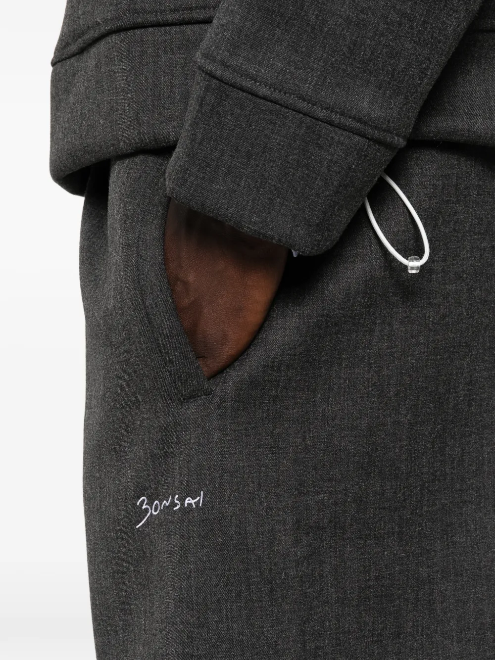 Bonsai Grijze broek Grijs