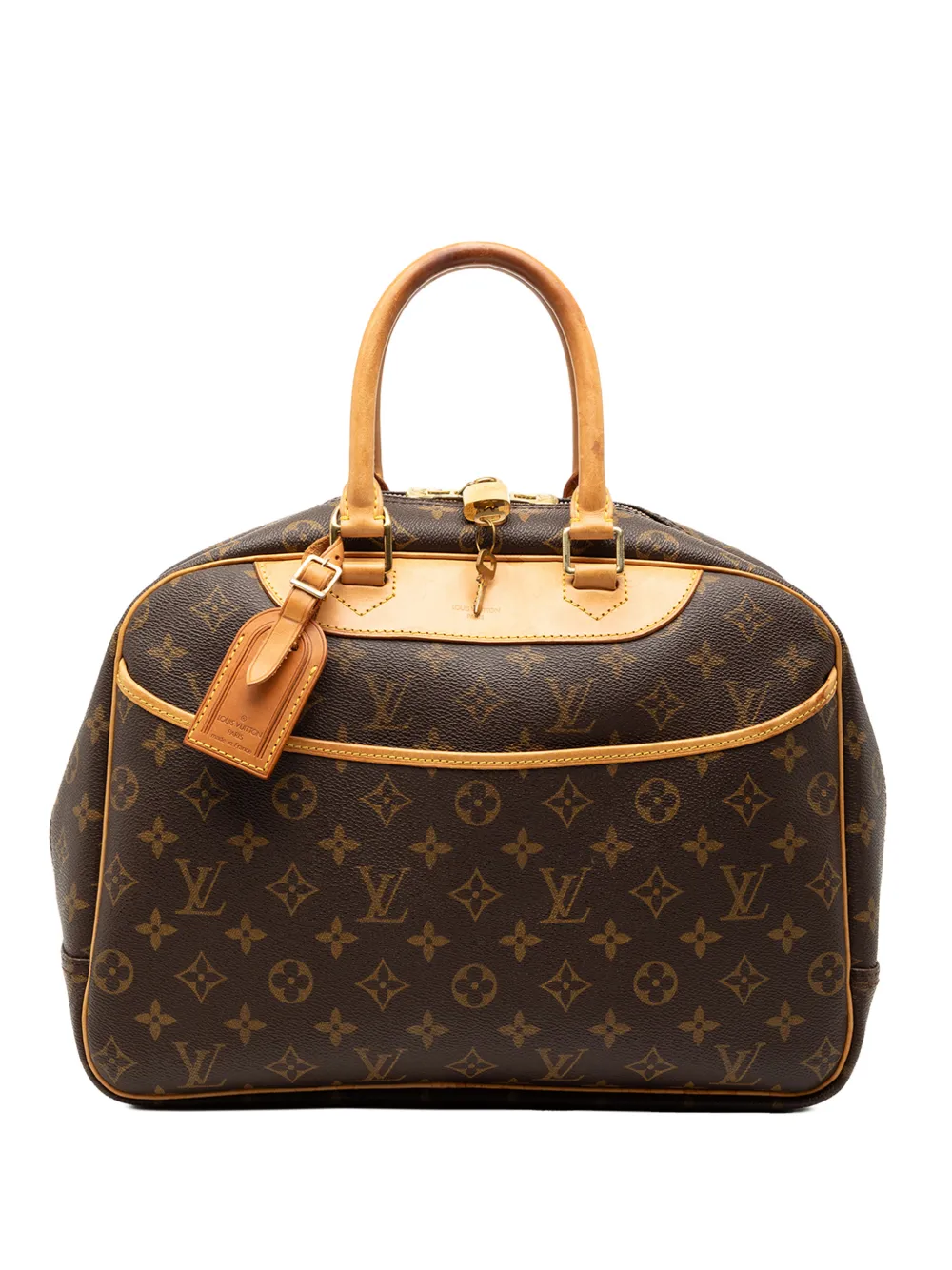 Louis Vuitton Pre-Owned Borsa a mano Deauville con monogramma 1999 - Marrone