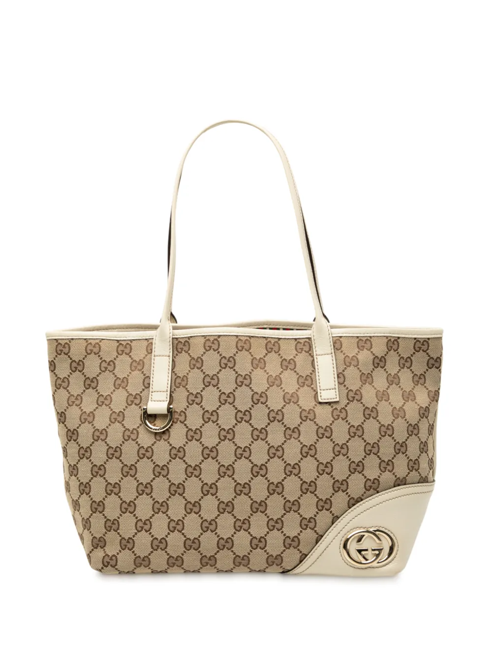 Gucci Pre-Owned 2000-2015 GG Canvas New Britt tote bag - Marrone