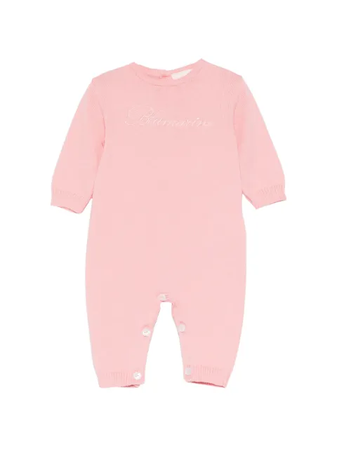 Miss Blumarine pelele con logo bordado