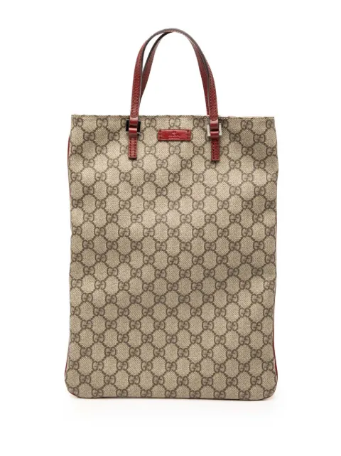Gucci Pre-Owned GG Supreme 托特包（2000-2015典藏款）