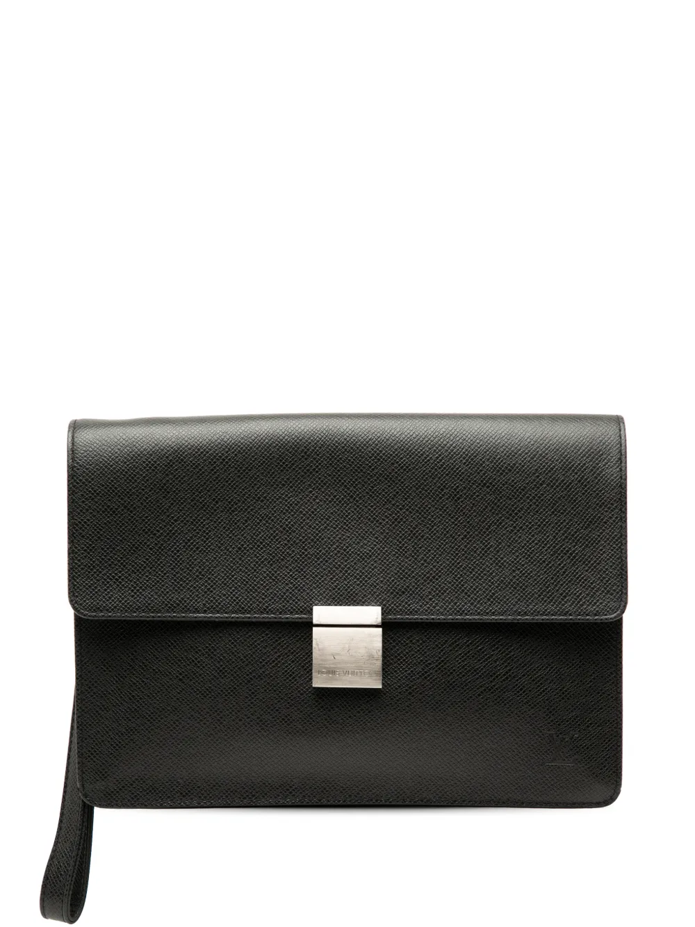 Louis Vuitton Pre-Owned Clutch Taiga Selenga 2001 - Nero