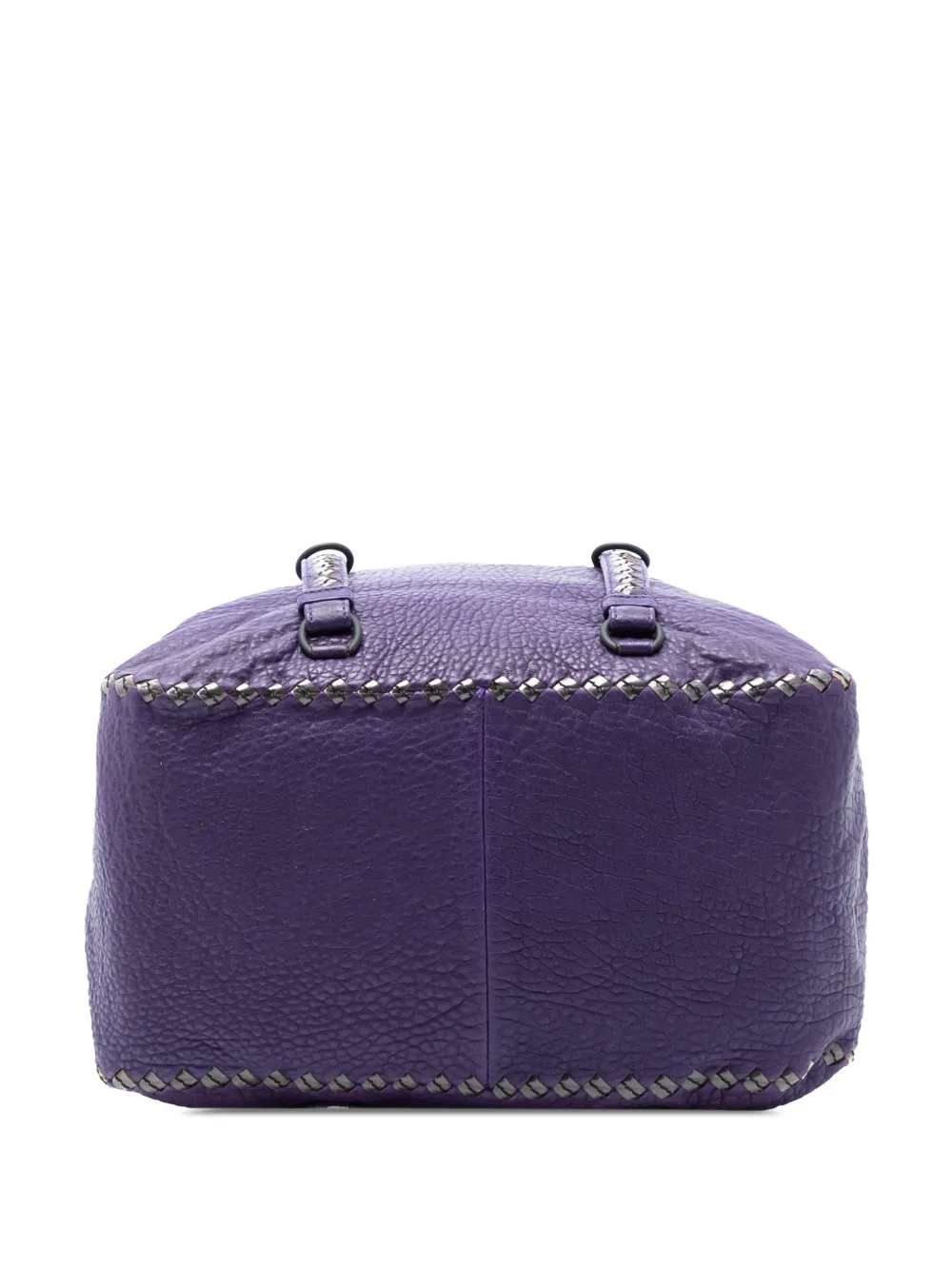 2012-2025 Intrecciato Trimmed Leather Handbag
