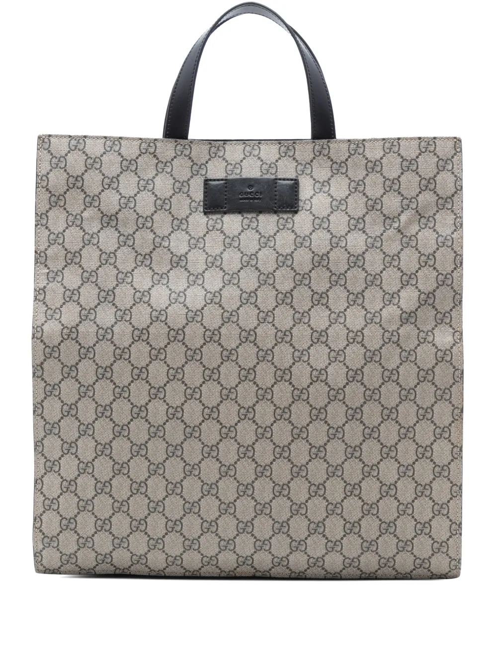 Gucci Pre-Owned 2016-2025 GG Supreme Convertible Soft Tote satchel - Marrone