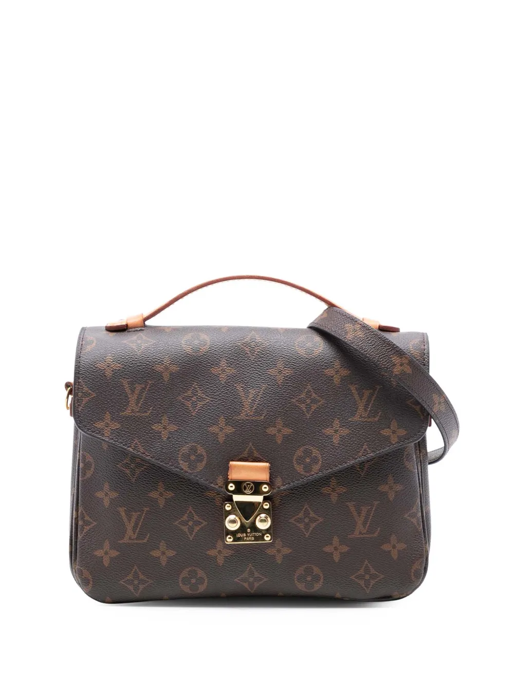 Louis Vuitton Pre-Owned 2019 Monogram Pochette Metis satchel - Braun