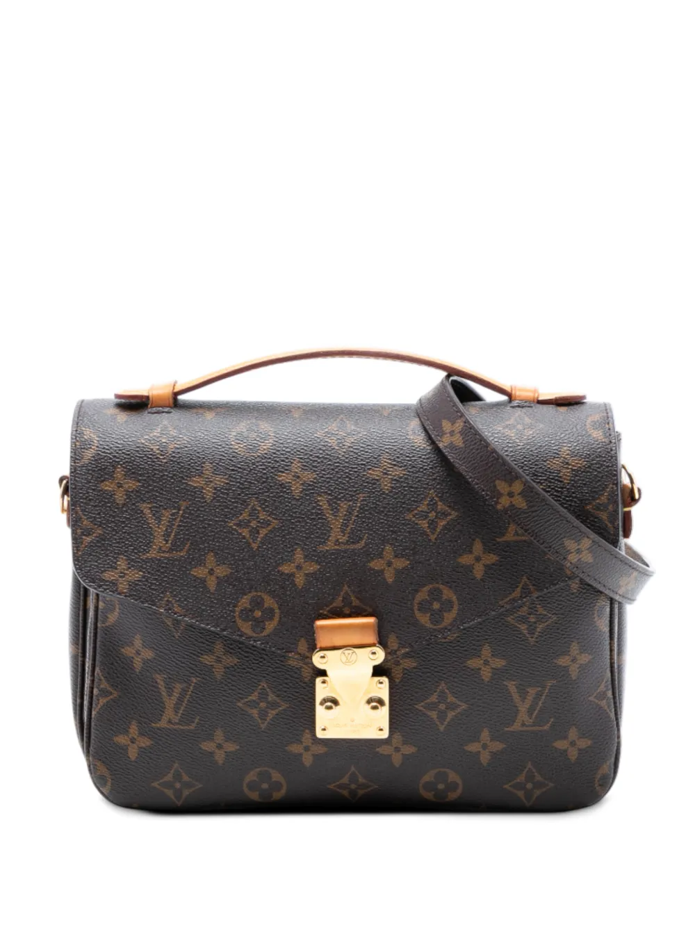 Louis Vuitton Pre-Owned 2015 Monogram Pochette Metis satchel - Marrone