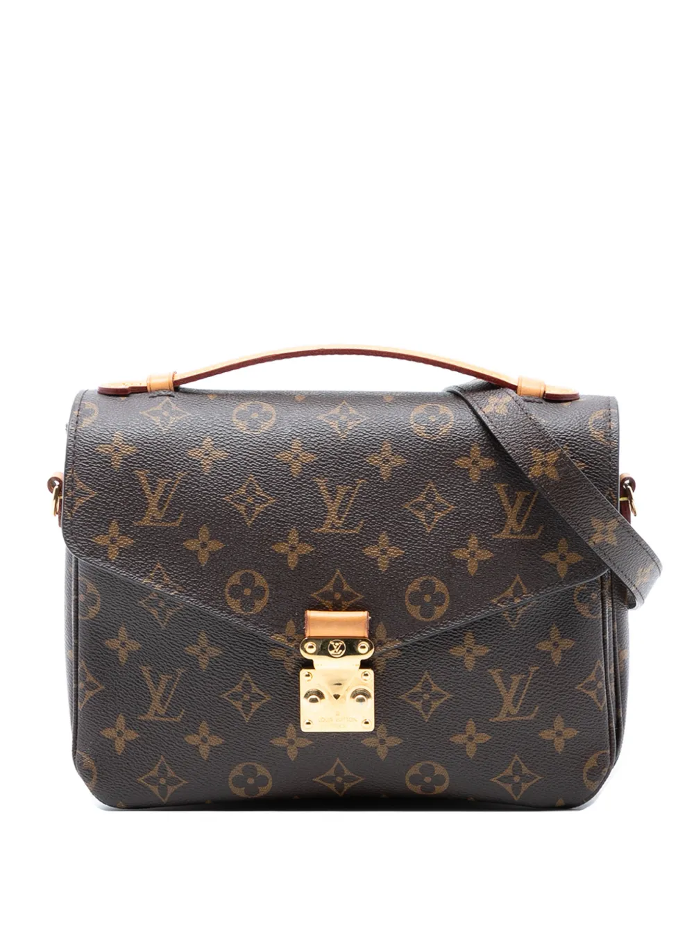 Louis Vuitton Pre-Owned 2016 Monogram Pochette Metis satchel - Braun