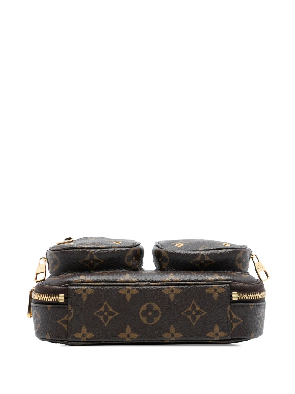 Louis Vuitton Pre-owned 2021-2025 Monogram Utility Satchel in Brown, view 4