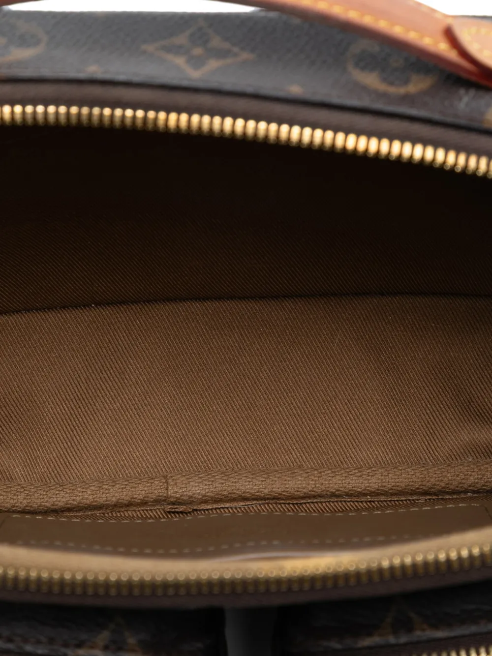 Louis Vuitton Pre-owned 2021-2025 Monogram Utility Satchel in Brown, view 5