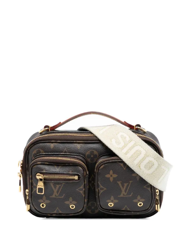 Louis Vuitton Pre-owned 2021-2025 Monogram Utility Satchel in Brown
